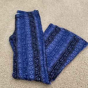 Nordstrom Blue Flowy Pants